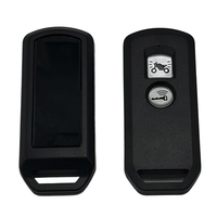 Control Remoto sin Llave para Motocicleta Honda Pcx 150 Adv 150 PCX160 Forza 350 NSS350 KOR-V02, 3 Botones, 433.92MHz, Chip ID47, Llave Plateada