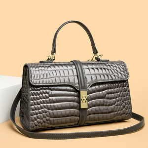 New PU Leather Large Capacity Woman Handbag Grid Shoulder <b>Bag</b> Fashion Casual Designer Crossbody Ladies PurseBag Women's <b>Bag</b> - Product Image 2