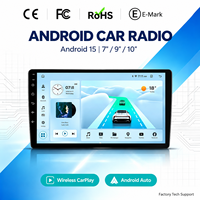 Radio para Auto Android 15 Universal de 7/9/10 Pulgadas T9 T100 TS10 TS7 TS18 TS20, Reproductor de DVD, Sistema Multimedia, ODM OEM