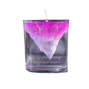 Candela Profumata Estetica <span class=keywords><strong>a</strong></span> Forma di Iceberg, Design Unico in <span class=keywords><strong>Cera</strong></span> Gelatinosa che Aggiunge Fascino Visivo al Tuo Spazio Abitativo - Product Image 4