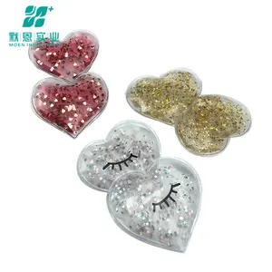 China Factory Wholesale Ice Gel Pad Eye Mask Pads Gel Eye Cooling Pad Eye Patches With Glitter