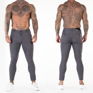 กางเกงผู้ชายทรงสกินนี่ลำลองแฟชั่นสีพื้น กางเกงชิโน่ผู้ชาย รับผลิตตามแบบ (OEM) พร้อมสกรีนโลโก้จากโรงงาน - Product Image 5