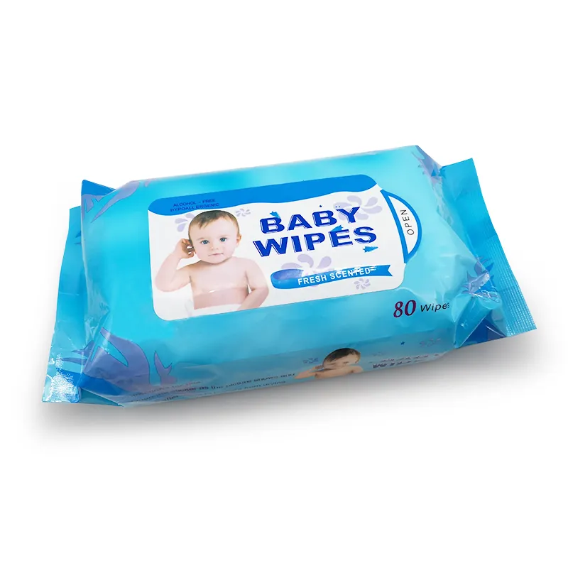 Nonwoven Wet Wipes OEM 80pcs Baby Wipes