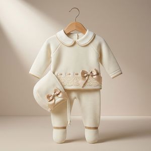 <span class=keywords><strong>Conjuntos</strong></span> Kaiyue de Suéter y Pantalones con Pies <span class=keywords><strong>para</strong></span> Bebé al por Mayor, Boutique Personalizada, Regalo <span class=keywords><strong>para</strong></span> Niñas Pequeñas, Ropa de Bebé - Product Image 6