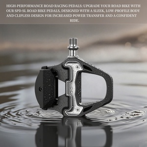 Pedal <span class=keywords><strong>de</strong></span> Bicicleta LEWEE - Sistema <span class=keywords><strong>de</strong></span> Bloqueo SL, Rodamiento Sellado para Bicicleta <span class=keywords><strong>de</strong></span> Carretera, Pedal con Calas Autoblocantes, Ultraligero, Resistente al Agua, BMX - Product Image 4