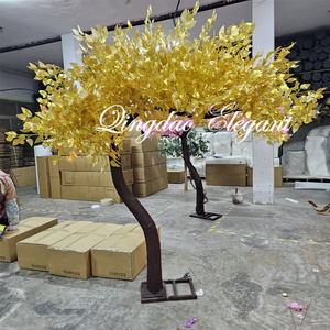 بخاخ شجرة عيد الميلاد المجيد بأقواس عيد الميلاد الذهبية شجرة السنة الصينية الجديدة قوس شجرة الذهب الاصطناعي - Product Image 1