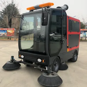 Máquina limpiadora de suelos grande modelo 2300, barredora de calles compacta para máquina limpiadora de suelos profesional