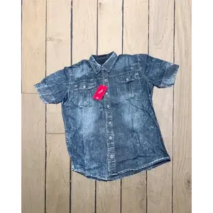 Camisas de Mezclilla de Manga Corta para Hombre Good Times en Varios Tamaños y Modelos - Product Image 3