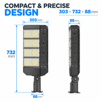 Module d'éclairage LED pour rue 400W 480W, boîtier en alliage d'aluminium moulé sous pression, IP67, AC100-277V, pour éclairage routier, vente en gros OEM