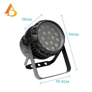 Equipo de Iluminación, Luces LED RGBW, 18x12w, Luces Par para Escenario, Resistentes al Agua para Exteriores - Product Image 5