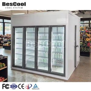 Bescool Commercial Display Walk in Beer Cooler Congelador Comida Walk-In Cooler Display Puerta de vidrio Congelador <span class=keywords><strong>el</strong></span>éctrico para supermercado - Product Image 5