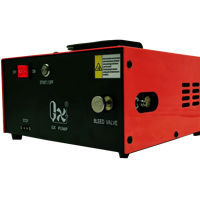 GX-E-CS1-E Pompe portable à faible bruit 12 volts Compresseur d'air électrique haute pression 300Bar pour la lubrification des pistons de sports de plein air