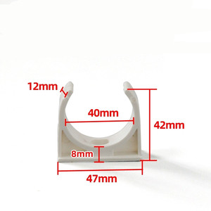 Nhà máy tiêu chuẩn ống nhựa <span class=keywords><strong>PVC</strong></span> kẹp ống nước cung cấp ống nước kích thước 20-50mm - Product Image 5