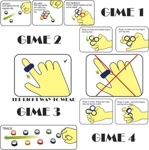 Set di Anelli Magnetici in EVA per <span class=keywords><strong>Terapia</strong></span> <span class=keywords><strong>ADHD</strong></span> e Sollievo dall'Ansia - Giocattolo Antistress per <span class=keywords><strong>Adulti</strong></span>, Adolescenti e Bambini - Ottima Idea Regalo - Product Image 3