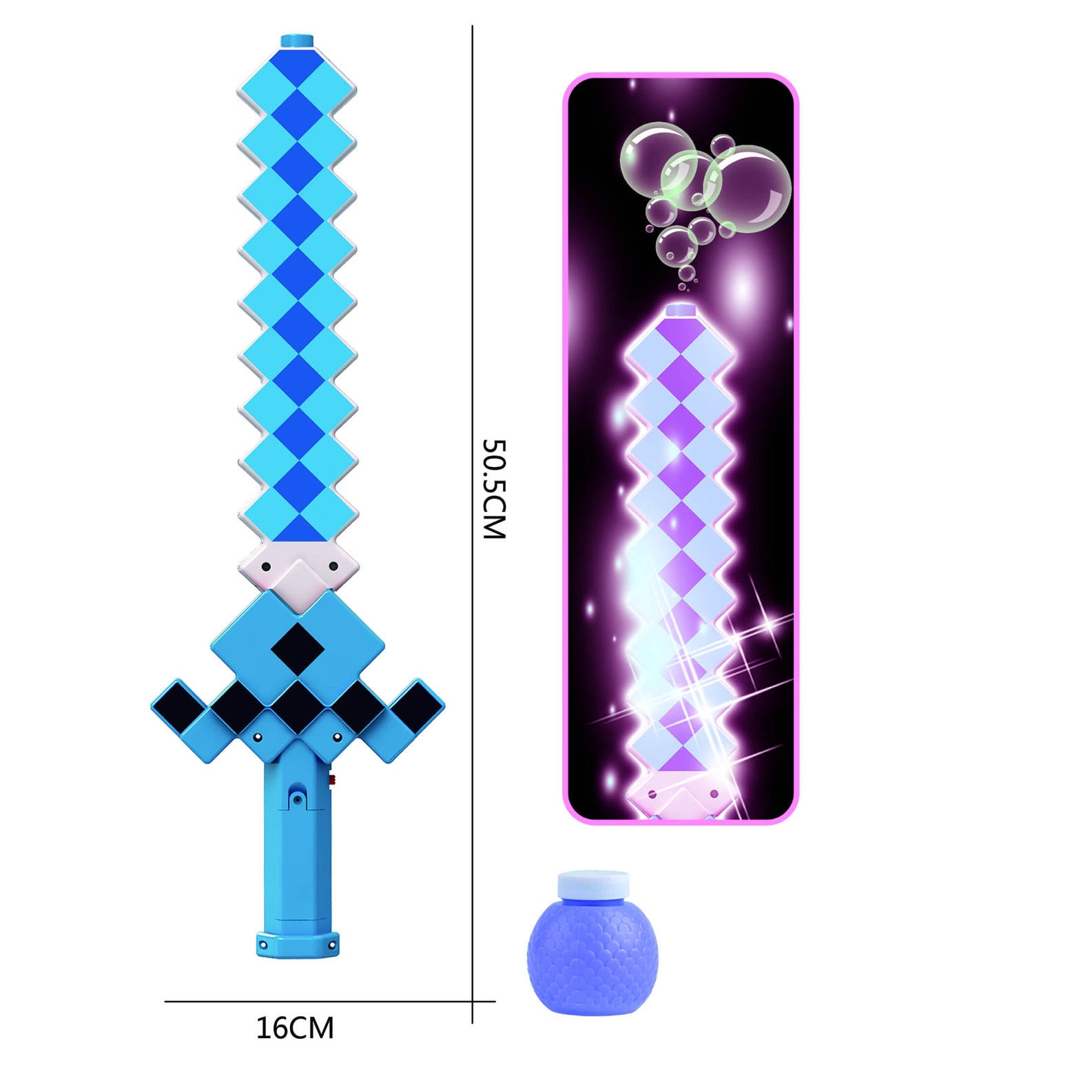 Горячее мыло игрушки светодиодная подсветка воздуходувка бластер пузырьки меч игрушка с музыкой