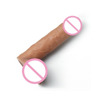 FAAK 100% Waterproof Soft Silicone Skin Realistic <b>Men</b> Cock Sleeves with Black Briefs Penis Sleeve Condoms Sex <b>Toys</b> - Product Image 2