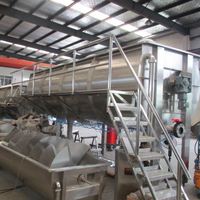 Usine Vente Directe Volaille Poulet Canard Abattoir Abattoir Maison Traitement Vis Spin Spirale Refroidissement Par Eau Refroidisseur Machine
