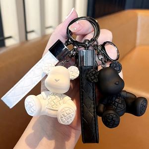 Bamboo Bear Keychain High-end Fashion Male Car Keychain Doll Exquisite Bag Ornaments Female Keychain Wholesale Christmas Gifts - Product Image 1