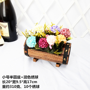 Dropshipping <span class=keywords><strong>Pot</strong></span> de fleur en bois carbonisé Plante succulente Jardinière en <span class=keywords><strong>pot</strong></span> Jardin extérieur Décoration de la maison - Product Image 6