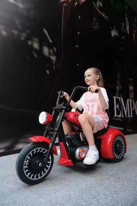 Cheap Price Remote Control Ride on Led Light Motorbike with Plastic <b>Frame</b> Outdoor Tricycle - Product Image 3
