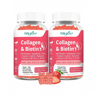 Gummies de collagène végétalien OEM avec biotine et kératine pour cheveux, peau et ongles – Gommes de biotine et collagène