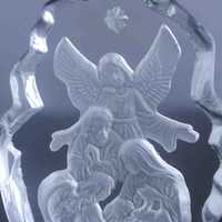 Honneur de cristal décoratif cristal vierge marie modèle Sculpture Madonna Figurines baptême cadeau religieux