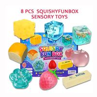 Assortiment de mini jouets moelleux colorés d'Halloween, balles anti-stress Mochi souples à remontée lente pour enfants et adolescents, idéales pour les fêtes