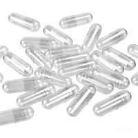 Capsules de pullulan vides en vrac, conformes aux normes européennes, taille 000, de source végétale, couleurs personnalisées, impression de logo prise en charge