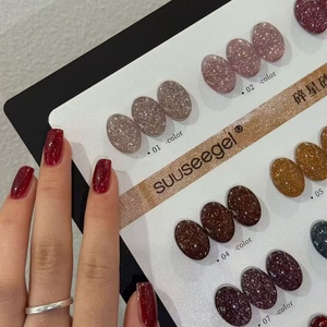 Oferta Especial: Gel de Uñas con Destellos de Diamante en 12 Colores, Súper Brillante, con Tabla de Exhibición para Realzar las Uñas, 15 ml - Product Image 2