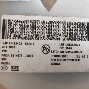 Composants électroniques B340A-E3/61T DIODE SCHOTTKY 40V 3A DO214AC B340A - Product Image 3