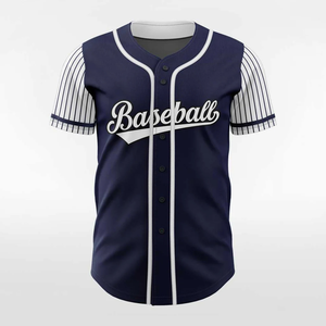 Camiseta de Béisbol Transpirable 100% Poliéster, Impresa, con Nombre y Logotipo del Equipo Personalizados, Talla Adulto, Colores Personalizados, Cuello en V, Uniforme Deportivo de Malla - Product Image 6
