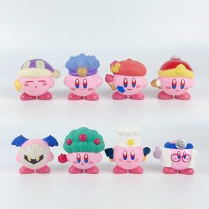 Figuras DE ACCIÓN adorables Kirbys, muñecos de Kirbys de dibujos animados, quinta versión, juguetes 3D, decoración de coche de PVC, regalos de fiesta, acción - Product Image 3