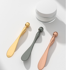 2024 nóng bán sang trọng trang điểm Scoop 7.75cm kim loại mỹ phẩm muỗng chăm sóc da vẻ đẹp mắt Kem thìa - Product Image 6