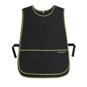 Color-Blocked Apron Vest Thickened Fabric Workwear For Men Women Kitchen Coffee Shop Barbershop Pet Store Use - Product Image 2