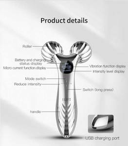 Rodillo de masaje facial Guasha Dispositivo de belleza Belleza Guasha Dispositivo facial Línea en V Rodillo facial de enfriamiento Herramientas de estiramiento de la piel - Product Image 6