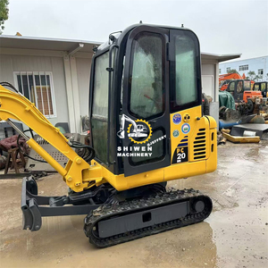 Miniexcavadora Komatsu PC20MR usada, excavadora de trabajo de movimiento de tierras con certificación CE para uso doméstico con rodamiento de bomba de engranajes - Product Image 3