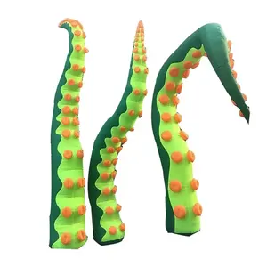 Inflatable Octopus Tentacle Get Out Of Building Window Design In Air Inflatable Kraken For Decoration