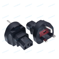 Adaptateur secteur UK BS1363/A vers IEC C13, prise mâle britannique vers prise femelle C13 pour PDU/UPS, adaptateur de voyage pour serveur 250V