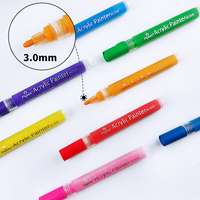 Marqueurs de peinture acrylique ensemble de stylos à colorier peinture marqueur d'art pour bricolage fabrication de cartes dessin
