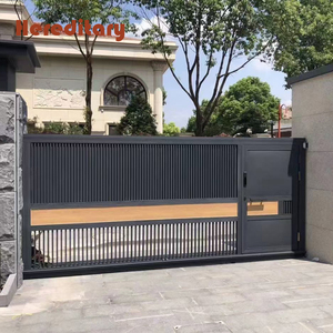 Portails automatiques motorisés en <span class=keywords><strong>aluminium</strong></span>, portails de jardin modernes, portails coulissants de villa, portails d'entrée en <span class=keywords><strong>aluminium</strong></span> électriques - Product Image 3