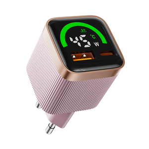 Cargador Rápido USB C PPS Portátil de 45W Personalizado, Cargador Gan Tipo-C Universal para UE, Reino Unido y EE. UU., Cargador USB con Pantalla Inteligente AI - Product Image 3