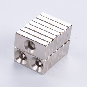 הספק של ndfeb neodymium מגנט חזק n52 דפוס קשת עם חור במרכז ריתוך/חיתוך/מחיר שירותי ניקוב - Product Image 3