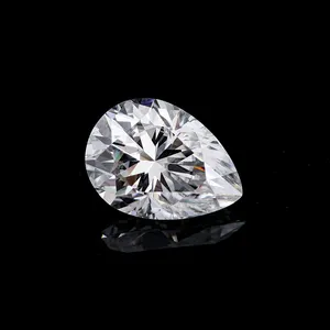 Bulk Pear Brilliant Cut Loose Moissanite Diamond Stones With certificate Used For Jewelry Necklace Rings Making