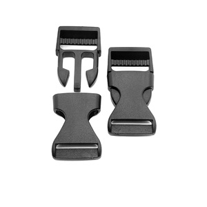 Boucles en plastique pour sacs à dos, 2,5 cm d'épaisseur, plates, écologiques, accessoires pour bagages, style minimaliste, couleur unie, série K02 - Product Image 2