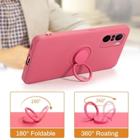 Coque souple en Silicone avec anneau de support pour Xiaomi, compatible modèles Mi Redmi Note 10, 9T, 9, 10T Pro, Max T, Mi9T, 9S, POCO F3, M3, X3, NFC, luxueuse,