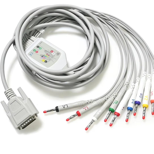 Câble <span class=keywords><strong>ECG</strong></span> compatible avec <span class=keywords><strong>Zoncare</strong></span> iMAC 1800, câble EKG à 10 fils - Product Image 2