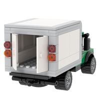 MOC4116 159 pièces Wagons avec boîtes Briques de construction DIY Jouets éducatifs Modèle à assembler Cadeaux pour enfants Juguetes Ensemble de blocs de construction Jouets pour enfants