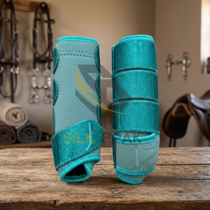 Ensemble personnalisé de protège-jambes et de clochettes Oxford pour chevaux - Protection professionnelle des membres pour l'extérieur - Product Image 3