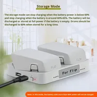 Chargeur de batterie en alliage compatible RC STY Flip avec gestionnaire de batterie double canal - Accessoires de moule privé