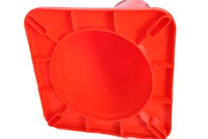 غطاء مخروط مرور عاكس مخصص عالي السطوع من البي في سي الفضي - Product Image 5